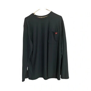 Wrangler Workwear Base Layer Crew Neck‎ Long Sleeve Shirt Mens XL 46-48